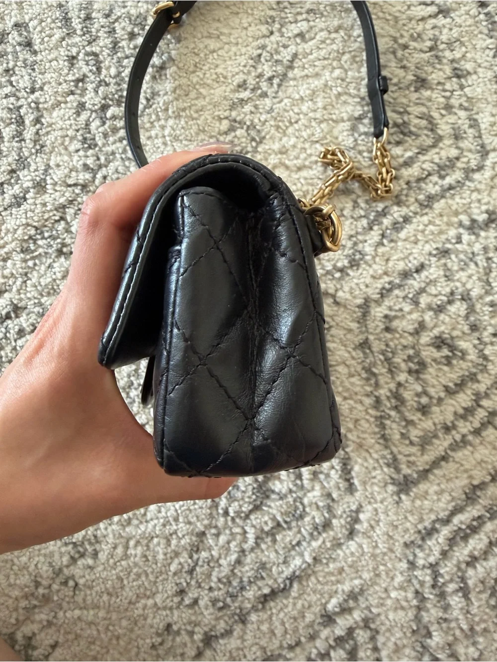 Chanel 2.55 Waist/Belt Quilted Flap Bag